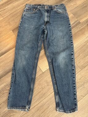Levi’s Premium 550 Relaxed Tapered Leg Jeans 36x32 Heavyweight Denim 90s Style